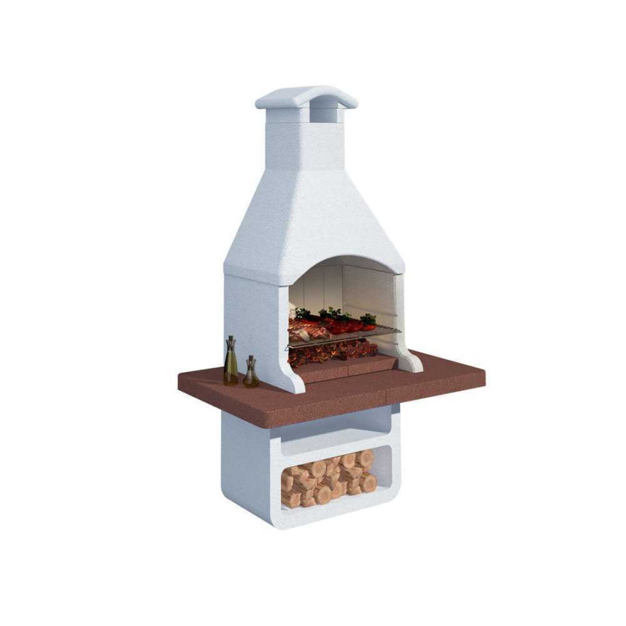 Barbecue en ciment à charbon et bois Linea VZ Portorotondo