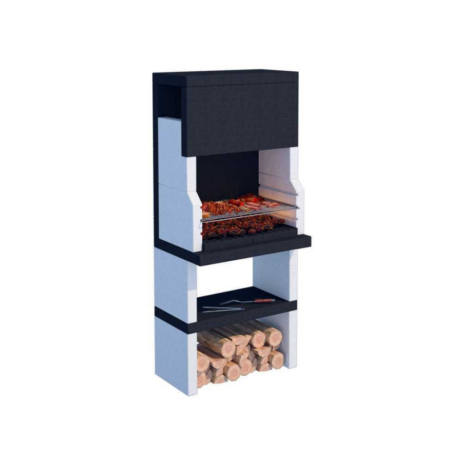 Barbecue en ciment à bois et à charbon Linea VZ Stoccolma