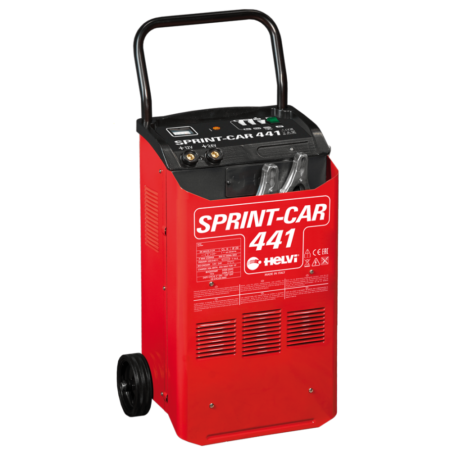 Chargeur de batterie et démarreur sur roues Helvi sprint CAR 441
