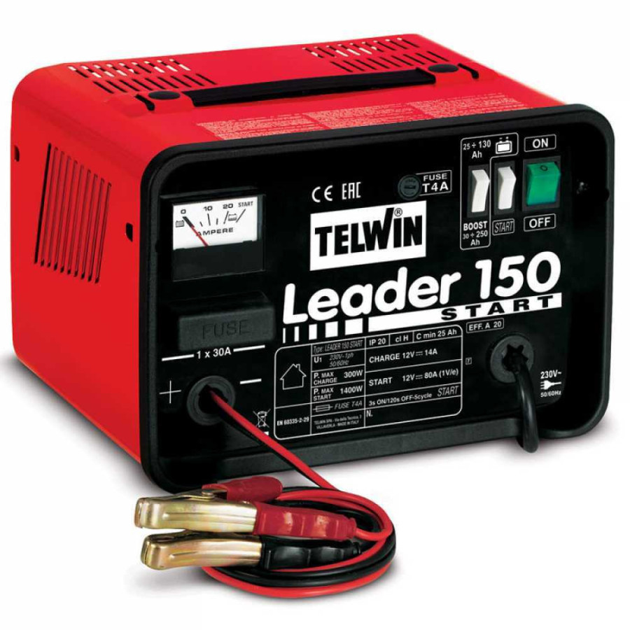 Chargeur de batterie et démarreur Telwin Leader 150