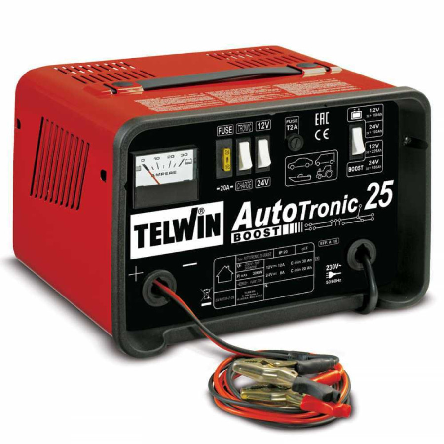 Chargeur de batterie auto et mainteneur Telwin Autotronic 25 Boost