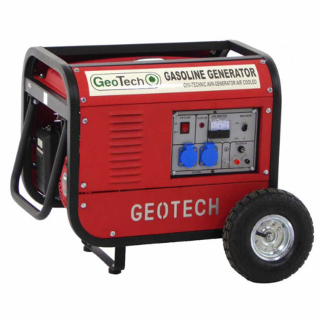 Groupe électrogène 2.7 kw monophasé à essence sur chariot GeoTech GGSA3000
