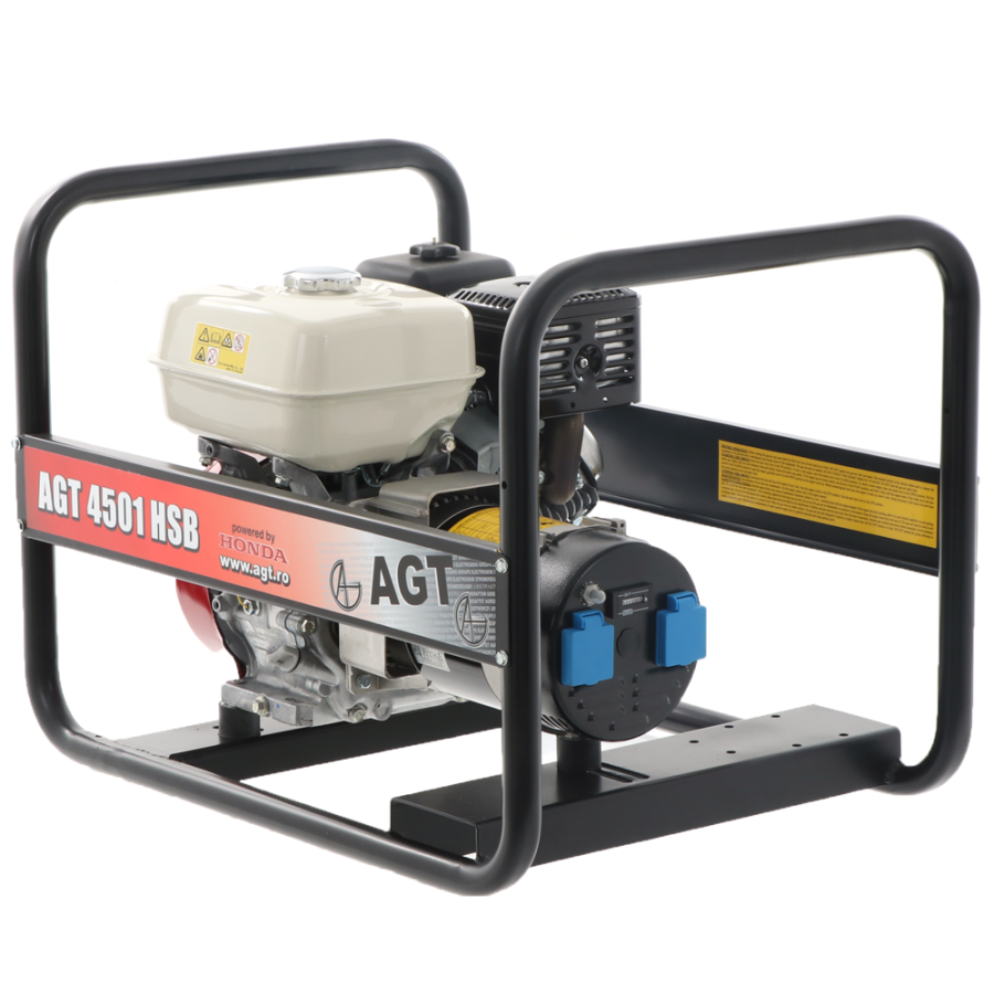 Groupe électrogène 4.5 kW monophasé à essence AGT 4501 HSB