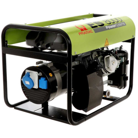 Groupe électrogène 6.4 KW monophasé à essence Pramac ES 8000