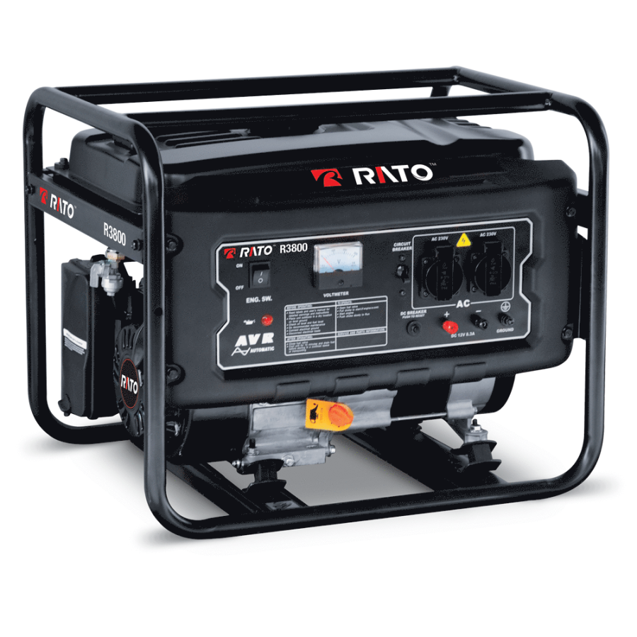 Groupe électrogène AVR 3.8 Kw monophasé Rato R3800