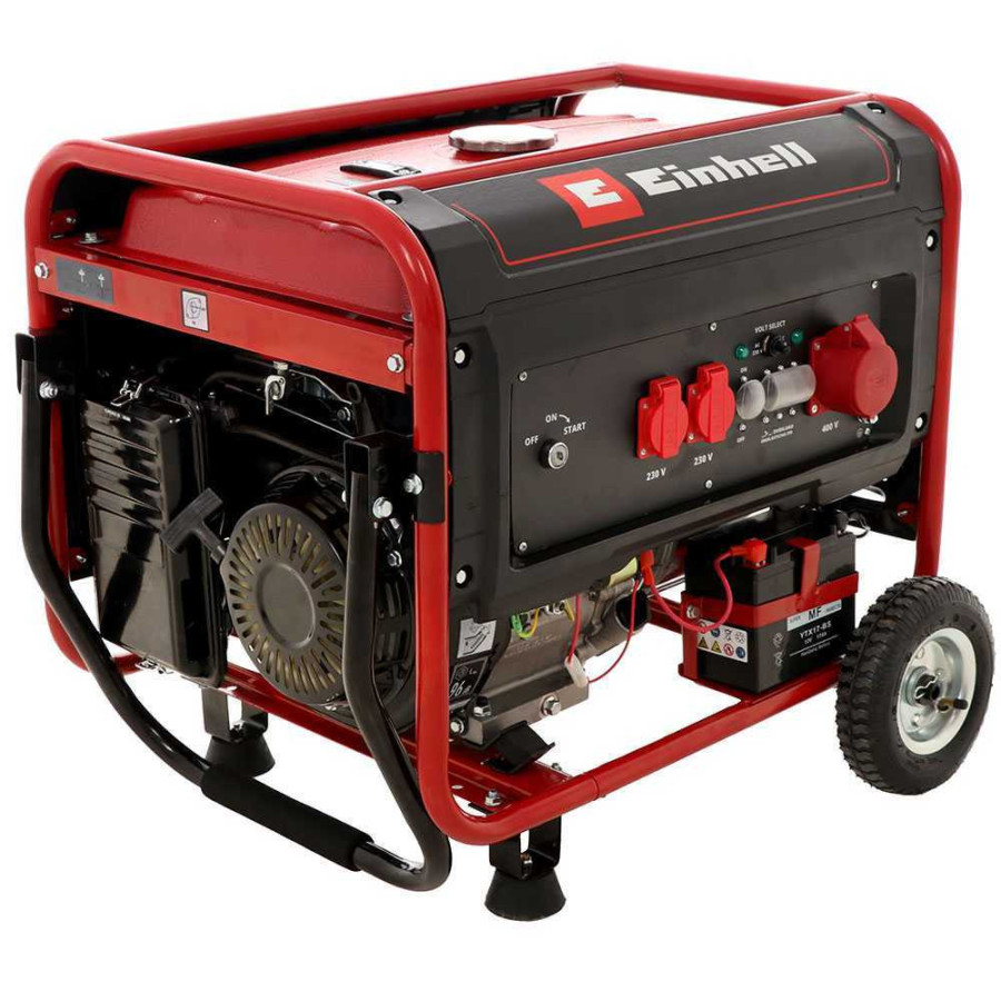 Groupe électrogène 5.5 kW triphasé à essence Einhell TC-PG 55/E5