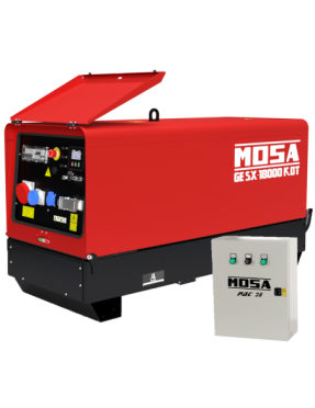 Groupe électrogène insonorisé 14.4 kW triphasé diesel MOSA GE SX 18000 KDT