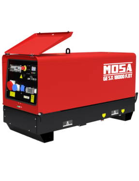 Groupe électrogène insonorisé 14.4 kW triphasé diesel MOSA GE SX 18000 KDT