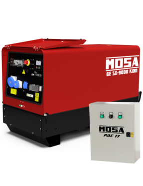 Groupe électrogène insonorisé 8.3 kW monophasé diesel MOSA GE SX-9000 KDM