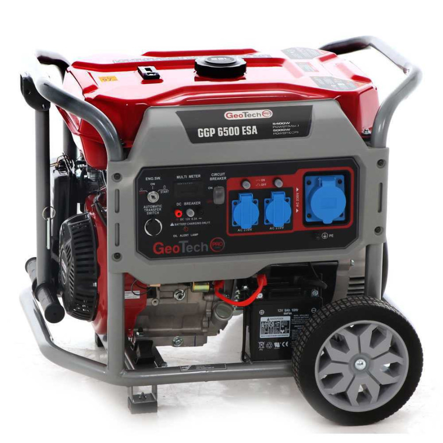 Groupe électrogène 5.4 KW monophasé GeoTech PRO GGP 6500 ESA