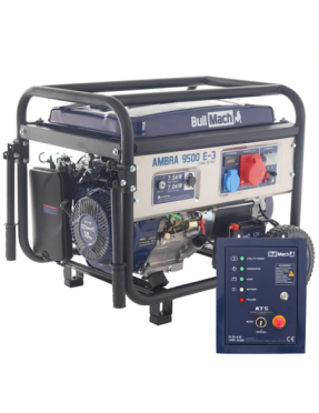 Groupe électrogène 7.5 Kw triphasé BullMach AMBRA 9500 E-3