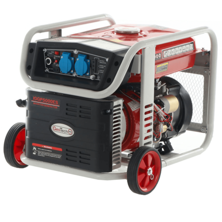Groupe électrogène inverter 4 kw monophasé sur chariot GeoTech iGGP5000ES