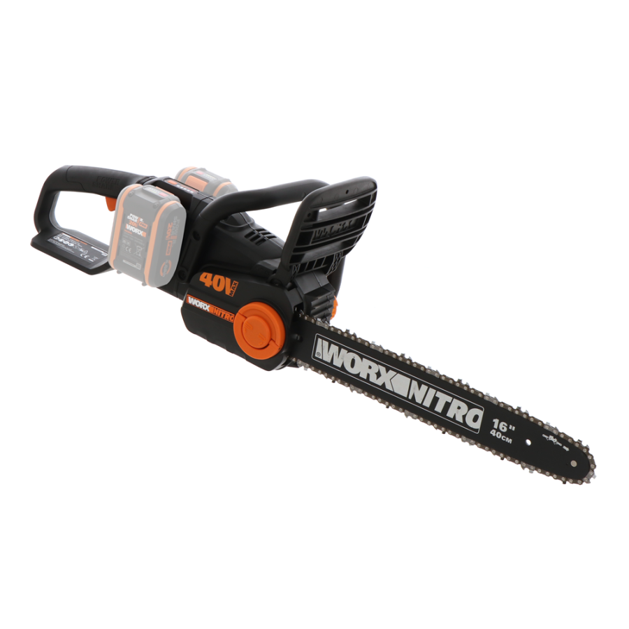 Tronçonneuse à batterie WORX NITRO WG385E.9 - Sans batterie ni chargeur